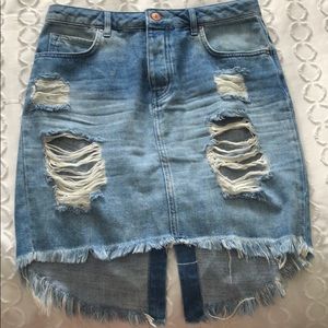 Denim skirt